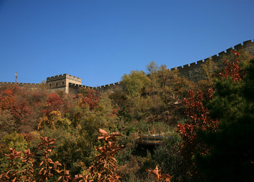 Most beautiful season in the Mutianyu Great Wall