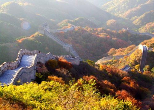 The most beautiful autumn scenery in Beijing: Badaling Great Wall